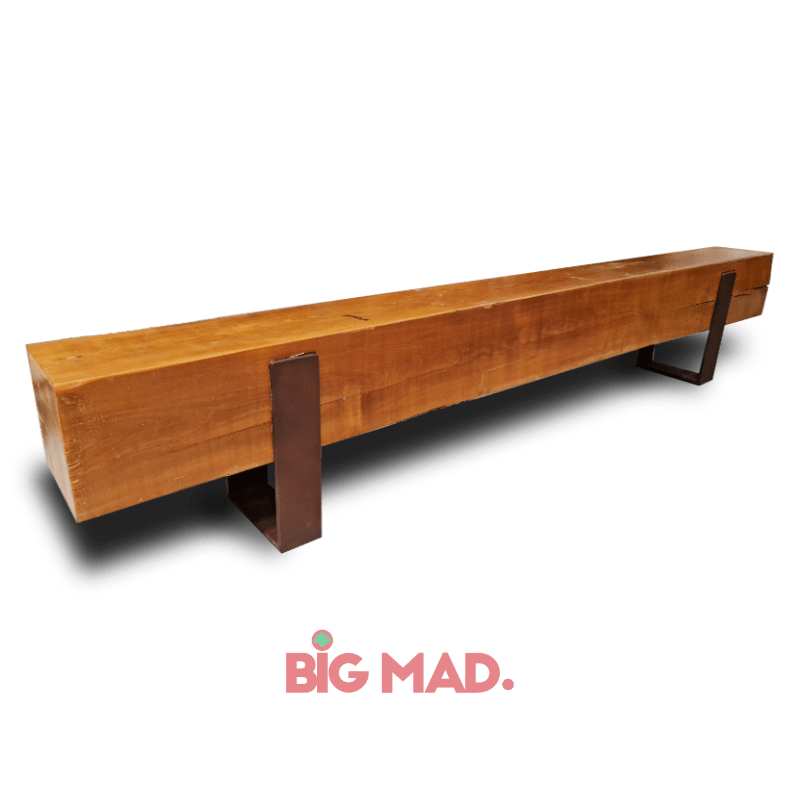 banco de madeira macica design